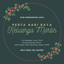 Ucapan selamat natal terbaik dari canva. Contoh Undangan Natal Gratis Bebas Cetak Edit Canva