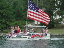 Decorations and supplies for parade floats direct from the manufacturer! 4th Of July Boat Parade Russell Lands Russell Lands
