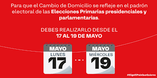 Oposición boric y jadue protagonizan debate con escasa confrontación de cara a las primarias presidenciales. Servicio Electoral Ø¹Ù„Ù‰ ØªÙˆÙŠØªØ± Para Las Elecciones De Primarias Presidenciales Y Parlamentarias Podras Solicitar Tu Cambio De Domicilio Electoral Hasta El 19 De Mayo Realiza Este Tramite En Linea Con Tu Clave