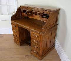 Skeleton keys are bit and barrel keys used to open locks on fine furniture.&nbsp; Oak 4ft Lebus Roll Top Pedestal Desk C 1901 1920 Antiques Atlas
