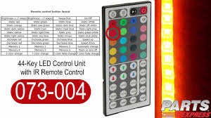 44 Key Led Strip Light Controller Youtube