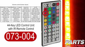 If your led remote doesn't function or work don't bother with changing the battery just follow this. 44 Key Led Strip Light Controller Youtube