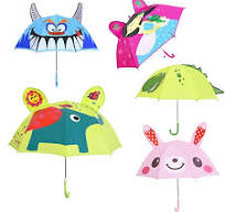 Cute Cartoon Children Umbrella Animation Creative Long ...