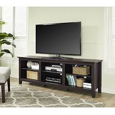 We Furniture 70 Espresso Wood Tv Stand Console Visit The Image Link More Details Note It Is Affiliate Link To Ama Tv Stand Console Wood Corner Tv Stand Bedroom Tv Stand
