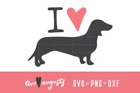 Free 12 christmas svg, png, dxf & eps bundle. I Heart Dachshunds Doxie Svg Png Dxf Love Dogs Dog 318559 Svgs Design Bundles