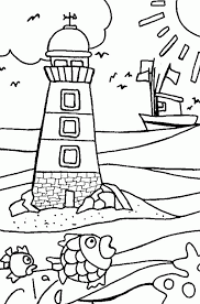 Hundreds of free spring coloring pages that will keep children busy for hours. Lighthouses Coloring Page Coloring Library