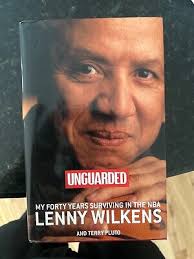 LENNY WILKENS signed UNGUARDED 2000 1st Ed Hard Cover Book Undedicated
