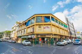 It was a city with a strange street set up which was a bit hard to navigate as they kept shifting barriers around. Papeete French Polynesia June 25 2016 A View Of Buildings Stock Photo Picture And Royalty Free Image Image 60276844