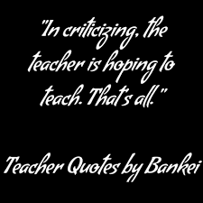 quote about why critiques are to your advantage