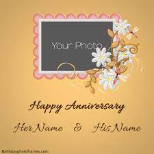 Anniversary gifts › cards › free printable. Create Anniversary Card With Photo Online Free