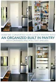 Diy Pantry Remodel Old Pantry Closet Turned Built In Pantry Cabinet Pantry Remodel Built In Pantry Pantry Drawers