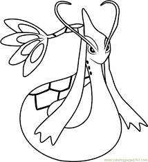 Visit our page for more coloring! Milotic Pokemon Coloring Page For Kids Free Pokemon Printable Coloring Pages Online For Kids Coloringpages101 Com Coloring Pages For Kids