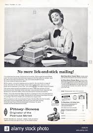 advert for pitney bowes franking machine in punch magazine