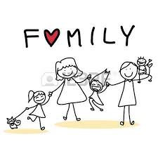 Hand Drawing Cartoon Character Happy Family Family Drawing Cartoon Drawings Drawing Cartoon Characters