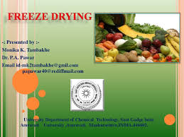Freeze Drying Ppt