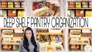 If you have deep cabinets, there is nothing more satisfying than this rack for all of your pot and pan lids. How To Organize Deep Pantry Shelves Shirlee Alicia Youtube