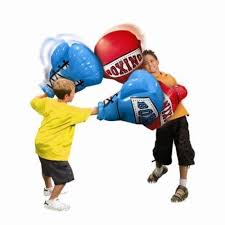 Giant Kids Inflatable Boxing Gloves Glove Toy Toys Outdoor Boys Play Blue Red Sports Themed Party Inflatable Boxing Gloves Kids Boxing