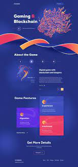 Blockchain Gaming Website Blockchain Game Blockchain Best Landing Page Design