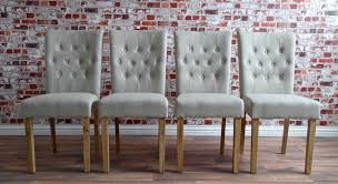 ( 2.0 ) out of 5 stars 1 ratings , based on 1 reviews current price $220.57 $ 220. Chesterfield Dining Chair With Stone Upholstery Button Back Oak