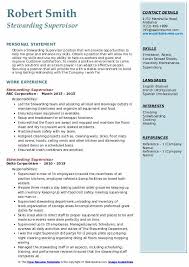 Hotel front office executive will be the first point of contact for a company. Stewarding Supervisor Resume Samples Qwikresume