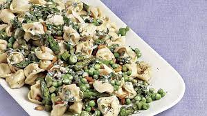 Fresh Tortellini With Asparagus Peas And Mint Recipe Finecooking Recipe Fine Cooking Recipes Tortellini