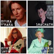 Coven is a brutally stoic (but honest) witch named myrtle snow — a woman who lived up to her chilly last name when she didn't even flinch while being burned at the stake. Pin On American Horror Story