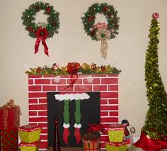 Diy Grinch Fireplace Grinch Christmas Decorations Office Christmas Decorations Christmas Decorations