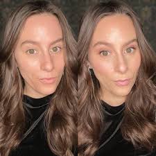 No makeup makeup look with olive rose skin tint