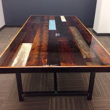 Industrial Reclaimed Wood Conference Table Resin Finish Etsy Reclaimed Wood Conference Table Wood Conference Table Wooden Pallet Furniture