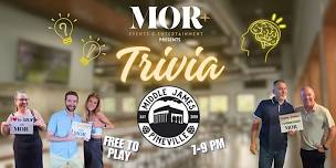 MOR+ Trivia @ Middle James Brewing - Pineville