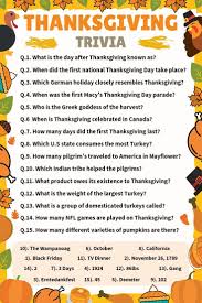 Trivia questions & games holiday trivia. Thanksgiving Trivia Questions Answers Meebily