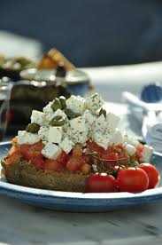 Dakos Bruschetta Greek Recipes Greek Dishes Greece Food
