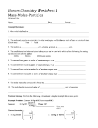 The average distance between the earth and moon is 384,403 km. Mass Moles Particles Worksheet Fill Online Printable Fillable Blank Pdffiller
