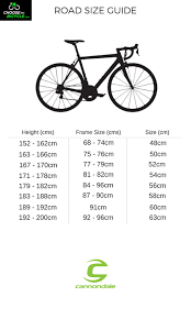 53 Skillful Cannondale Synapse Sizing Chart