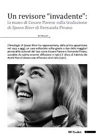 PDF) Un revisore "invadente": la mano di Cesare Pavese sulla traduzione di  "Spoon River" di Fernanda Pivano