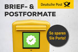 Portopreise, maße und gewichte unserer standardbriefprodukte. Brief Postformate Der Deutschen Post Transpack Krumbach