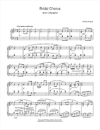 Richard Wagner Bridal Chorus From Lohengrin Sheet Music Pdf Notes Chords Classical Score Piano Solo Download Printable Sku 33688