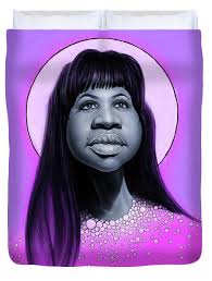 Aretha Franklin Duvet Cover
