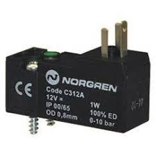 V415511D-C313B : Norgren V41 Series, 5/2 valve, sol/sol (24VDC) with c