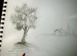 Apprendre a dessiner paysage facile. Dessiner Un Paysage Sur Le Vif Pas A Pas Apprendre A Dessiner Avec Dessin Creation