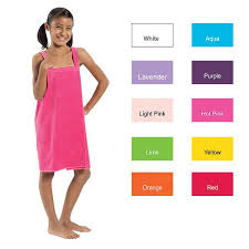 Related:bath towel body wrap womens bath towel wrap. Kid S Terry Velour Shower Wrap With Shoulder Straps Terry Bath Wrap Shower Wrap