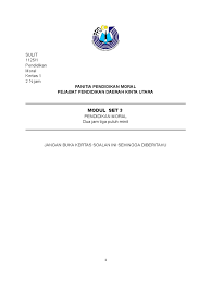 Aktiviti dan program yang dijalankan bersama dengan jabatan pendidikan negeri perak dan pejabat pendidikan daerah kinta utara/selatan. Pendidikan Moral Modul Spm Ppd Kinta Utara Set 3