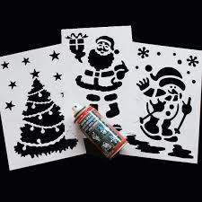 Create the spray snow effect on the windows behind your christmas tree to add an outdoor look for your christmas tree display. Snow Spray Stencil Kit Bright Ideas Crafts