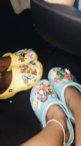 Aesthetic Black Crocs With Charms Video Not Supported For Your Browser Crocs Crocs Shoes Cute Shoes