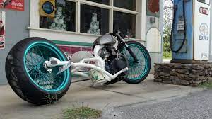 Loosespokz Honda Bar Hopper Bobber Chopper Custom Bike W Harley Wheels Honda Bobber Harley Wheels Bobber Chopper