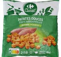 Patates douces en cubes CARREFOUR CLASSIC'