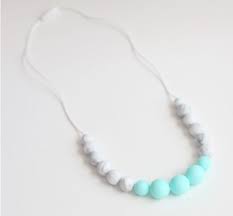 Robin S Egg Marble Teething Necklace Leo Cullie Teething Necklace Necklace Baby Christmas Gifts