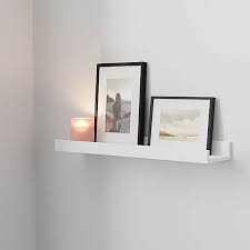 Recently, i found these smart shelves that hang from picture rail, and iâ€™m loving the idea. Picture Ledge 60cm Dunelm