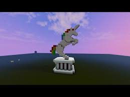 Minecraft Tutorials Ep 10 Unicorn Statue Youtube Minecraft Statues Minecraft Garden Minecraft Tutorial