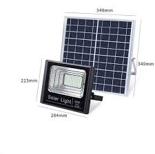 High Power Ip67 Outdoor Waterproof Dusk To Dawn Led Solar Flood Light For Villar Garden Lighting Etc